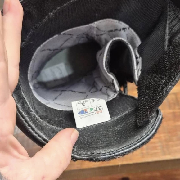 Tall Black Motorcycle Riding Boots - Picture 3 of 7